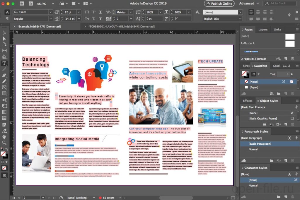 Adobe InDesign - (Windows / Mac)