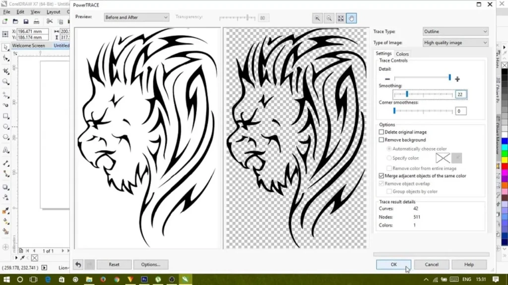 Can CorelDraw assist in designing complex logos with multiple layers and effects?